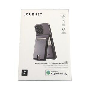 G8U JOURNEY - LOC8 MONEY CLIP Magsafe Finder Wallet & Stand - Midnight Used